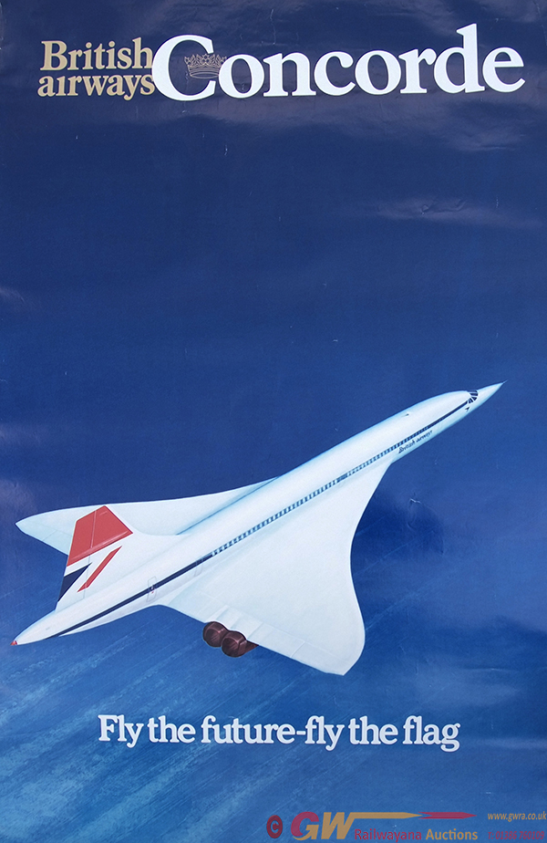 Poster, British Airways 'Concord - Fly The