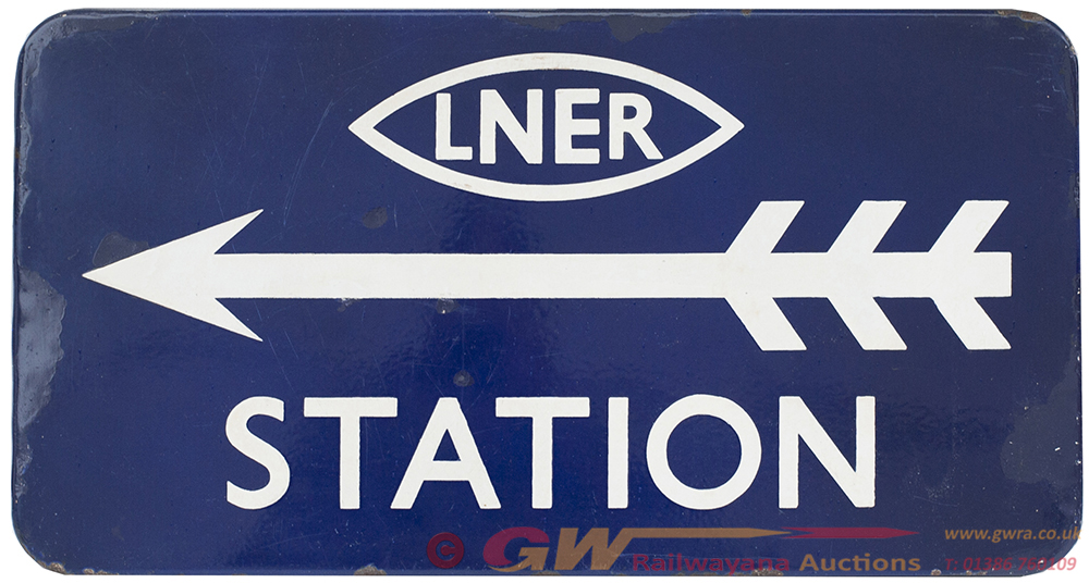L N E R Station Master Sign